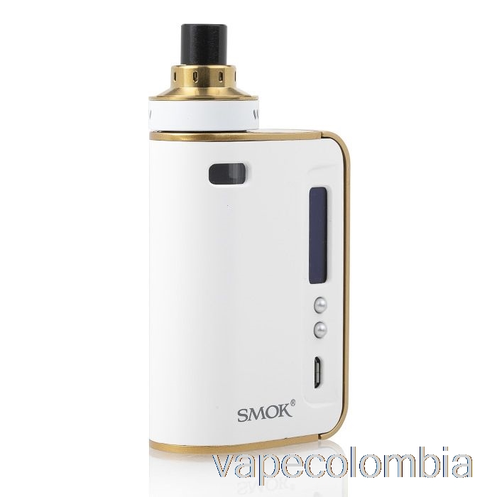 Kit Vape Completo Smok Osub One 50w Tc Kit Todo En Uno Blanco/dorado